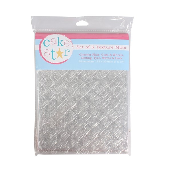Cake Texture Mats Outdoor - Set of 6
